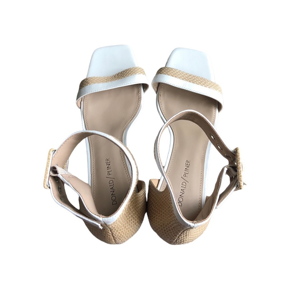 Donald J. Pliner Watson Block Heel Ankle Strap Dress‎ Sandal Size 9.5 - Picture 2 of 6